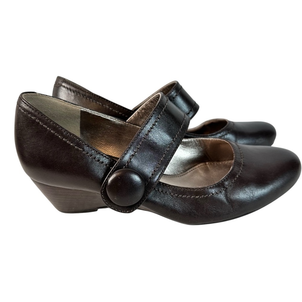 Ecco Durango Mary Jane Ascot Shoes Women Size 5 Euro 36 Career Office Neutral